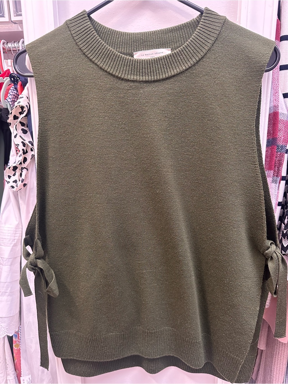 Sezane Cory Jumper Perfect Green - Size L